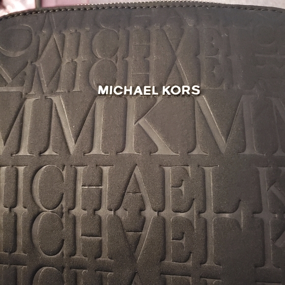 ⭐️MICHAEL KORS TOBY MEDIUM BLACK SUEDE LEATHER BACKPACK - Picture 3 of 15